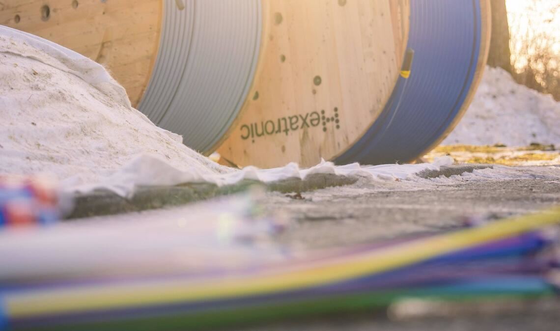 Breitband-Baustelle in Freudenstadt: Baden-Württemberg ist im Ländervergleich der Glasfaser-Versorgung weit abgeschlagen.