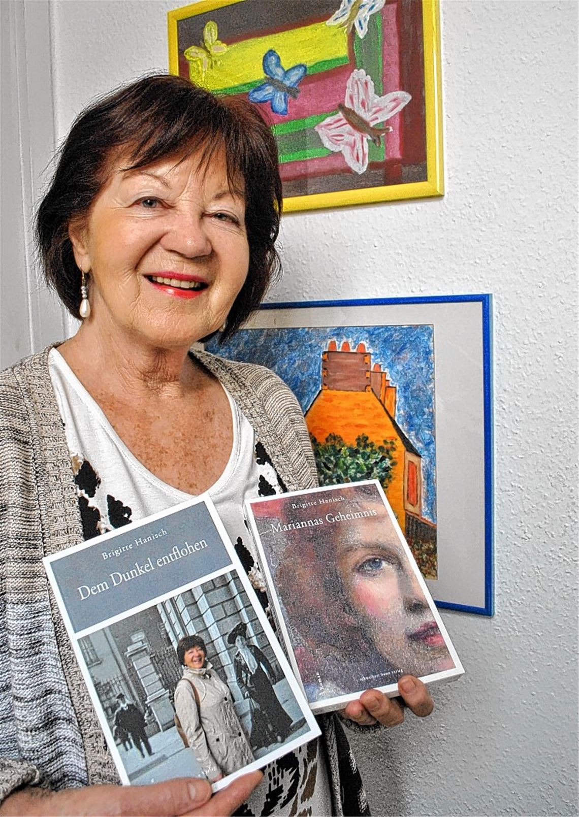 Brigitte Hanisch hat einen Fortsetzungsroman geschrieben.Foto: Stahlfeld