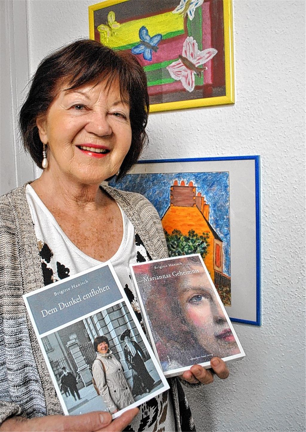 Brigitte Hanisch hat einen Fortsetzungsroman geschrieben.Foto: Stahlfeld