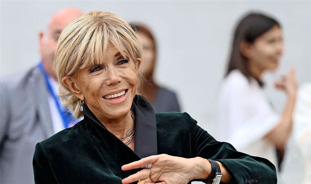 Brigitte Macron bei einem Besuch in Athen