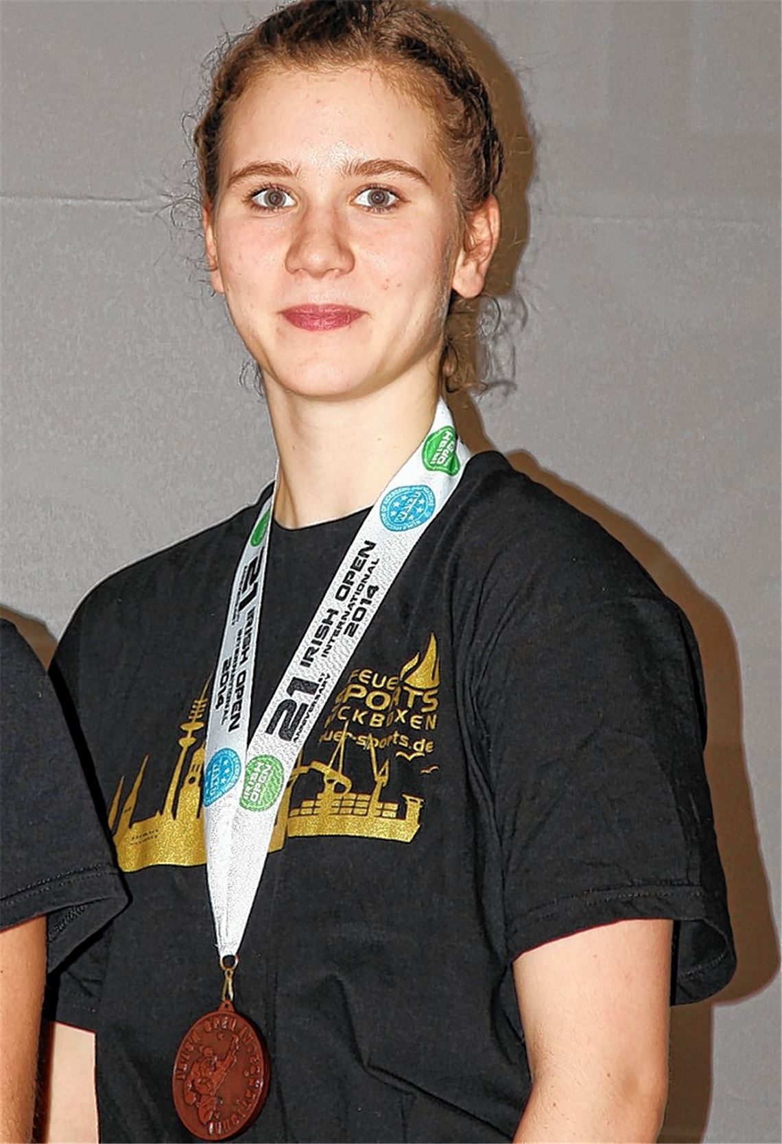 Bronze bei den Irish Open: Barbara Wild von Chang Hun Mühlacker. Foto: privat