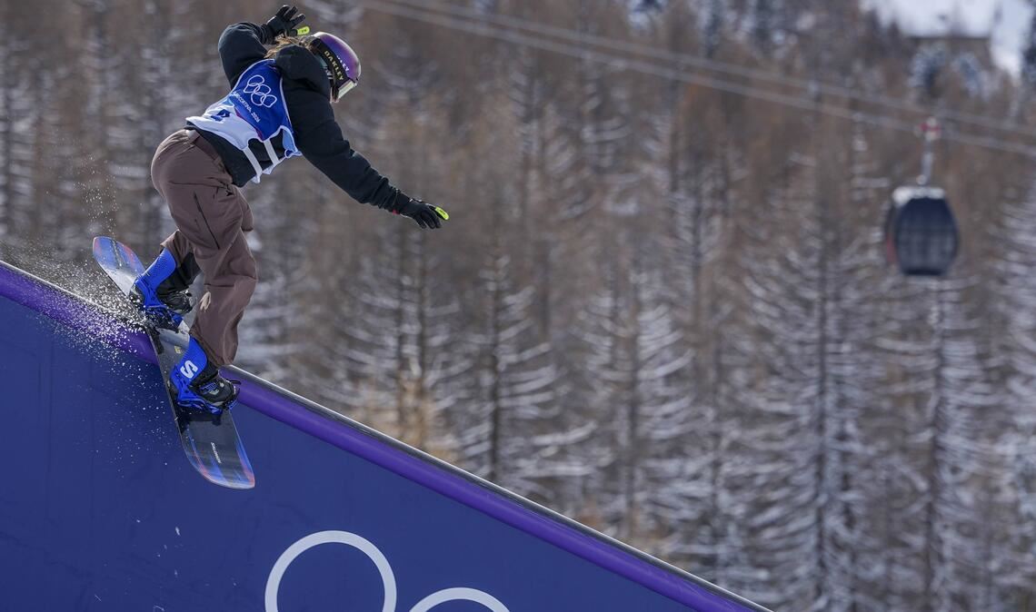 Bronze knapp verpasst: Annika Morgan im Slopestyle-Parcours.