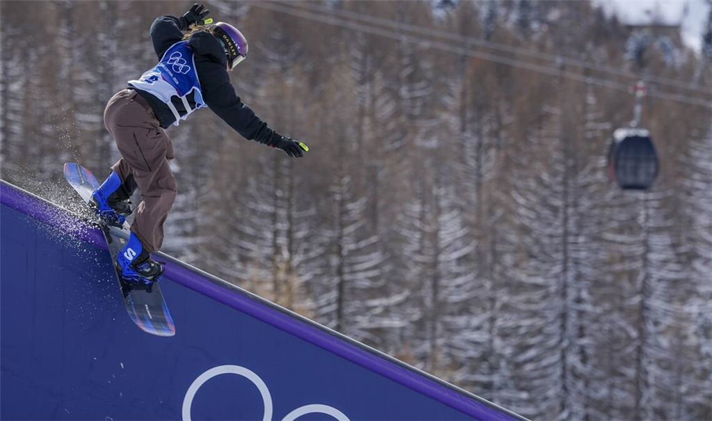 Bronze knapp verpasst: Annika Morgan im Slopestyle-Parcours.
