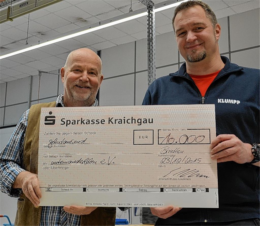Spende für Miteinanderleben