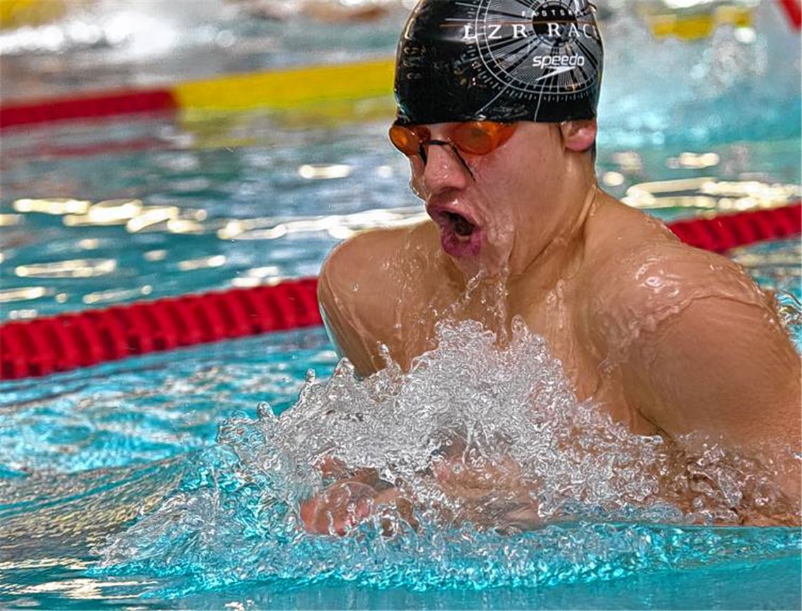 Brustschwimmen ist die Paradedisziplin von Philipp Eggerer. Archivfoto: Geltz