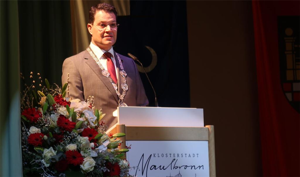 Bürgermeister Aaron Treut sieht die Klosterstadt auf einem guten Weg und will viele Projekte weiterverfolgen. Fotos: Warzecha