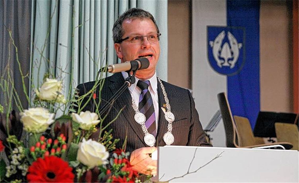 Bürgermeister Andreas Felchle macht sich für Europa und die Bürgergesellschaft stark.