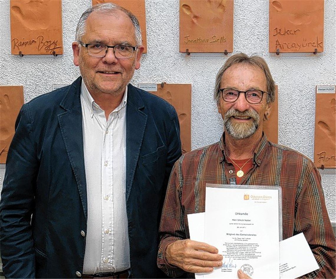 Ehrung für Engagement