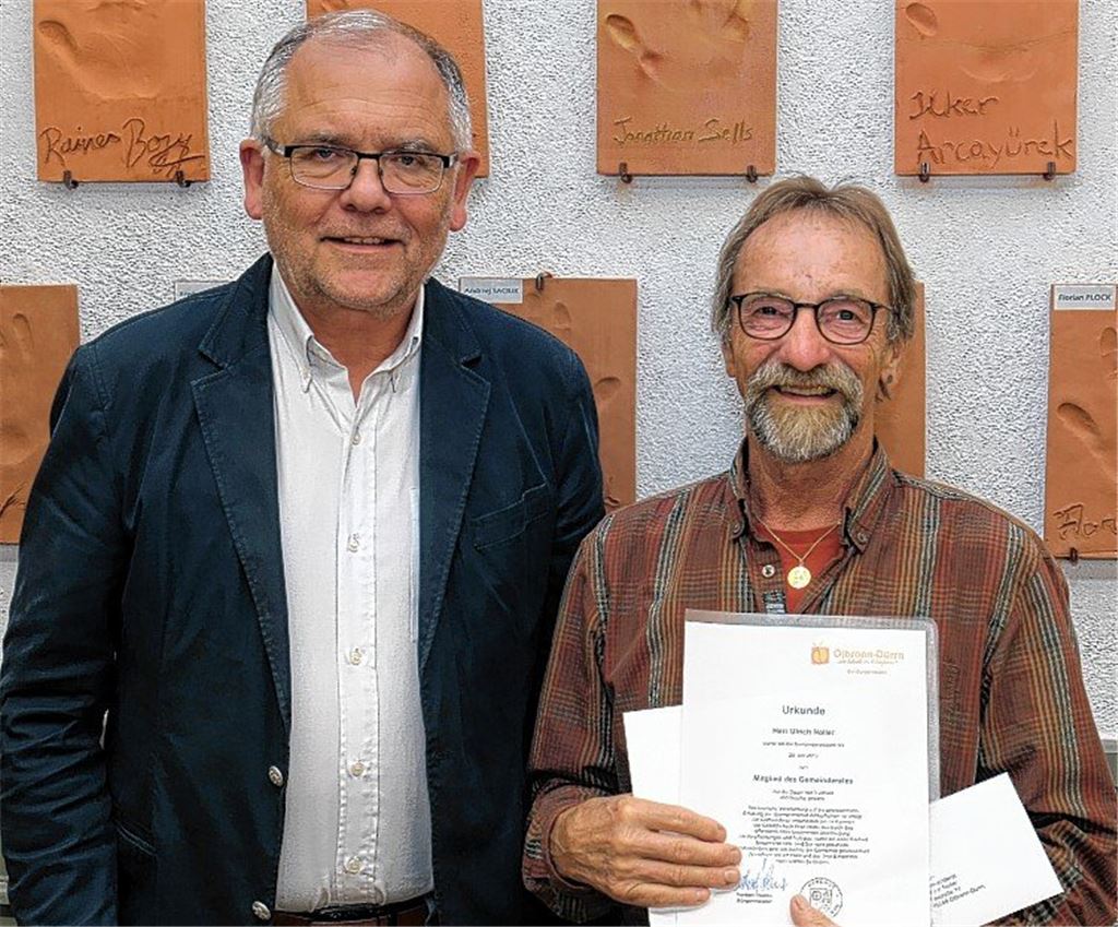 Ehrung für Engagement