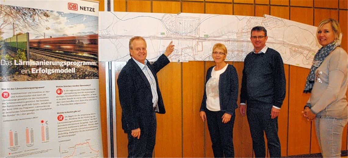 Wände sollen den Lärm abblocken