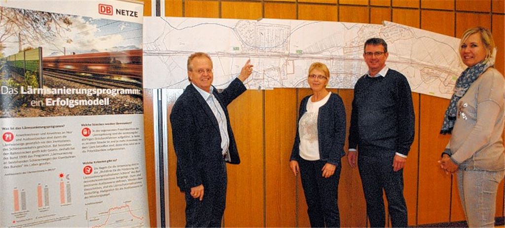 Wände sollen den Lärm abblocken