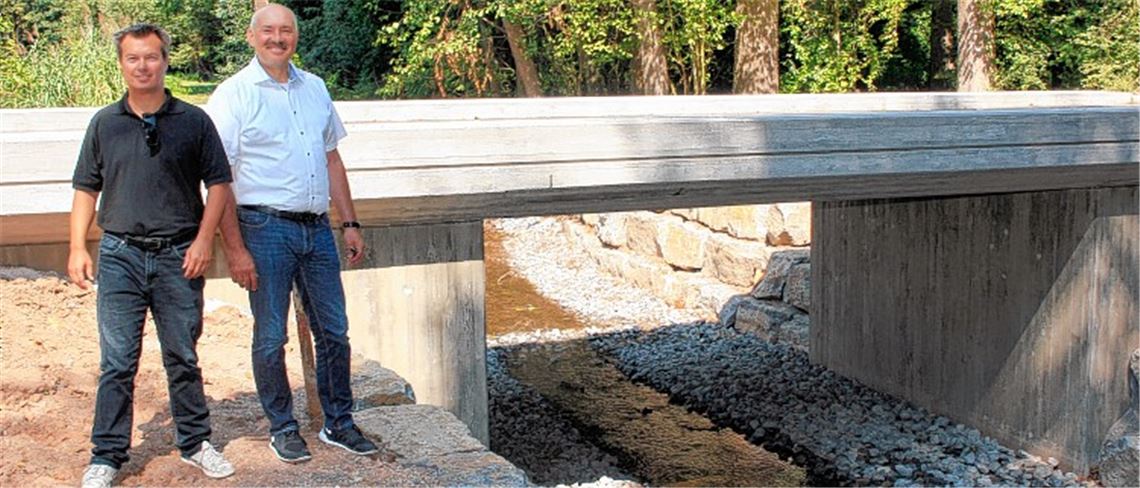 Neue Brücke ersetzt marodes Bauwerk