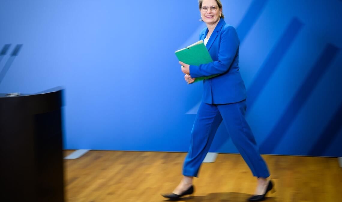 Bundesjustizministerin Stefanie Hubig will punktuelle Änderungen an der Praxis des Versorgungsausgleichs vornehmen. (Archivfoto)