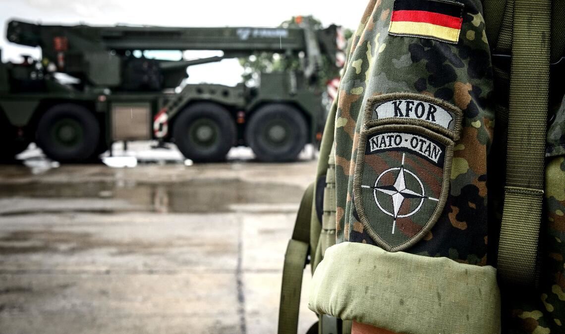 Bundeswehr-Soldatin in Prizren