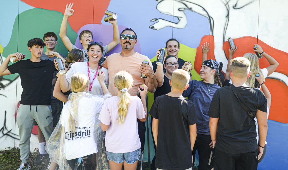 Bunter und sichtbarer werden möchte das Jugendhaus „Little Aize“. Foto: Bischoff-Krappel