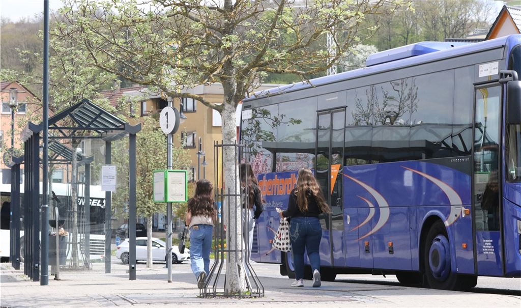 Busbahnhof Mühlacker: Verkehrsunternehmen haben mit den Folgen der Pandemie ebenso zu kämpfen wie mit den in die Höhe geschossenen Preisen für Diesel-Treibstoff. Foto: Willimek