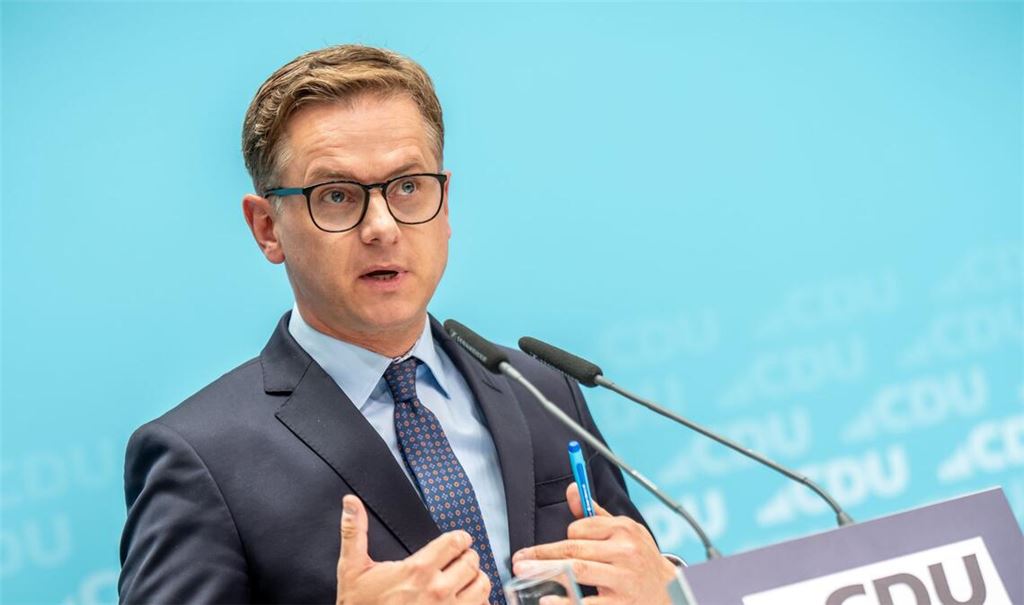 CDU-Generalsekretär Carsten Linnemann findet keinen Beifall bei der SPD für seine Steuerreformpläne.