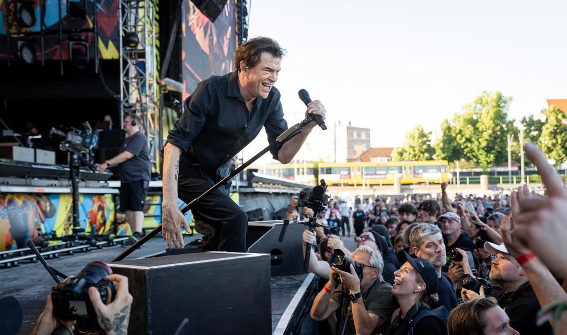 Campino von den Toten Hosen beim Stuttgarter Abschiedskonzert auf dem Wasen