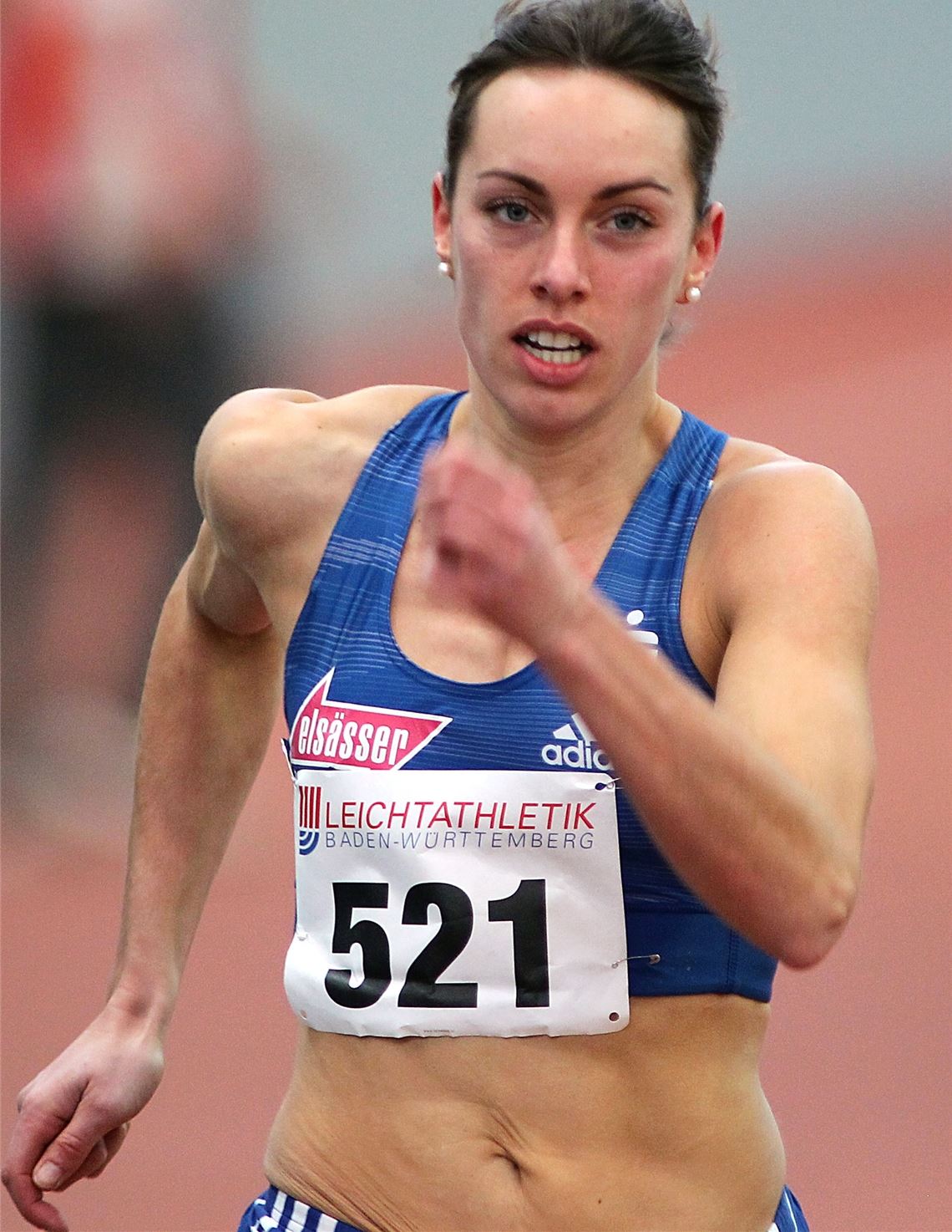 Carolina Krafzik bei den baden-württembergischen Meisterschaften.Foto: Görlitz