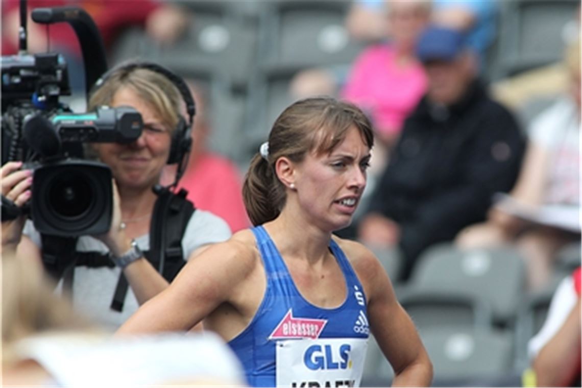 Carolina Krafzik ist erneut Deutsche Meisterin im 400-Meter-Hürdenlauf – und fokussiert sich nun auf die WM und EM. Fotos: Görlitz