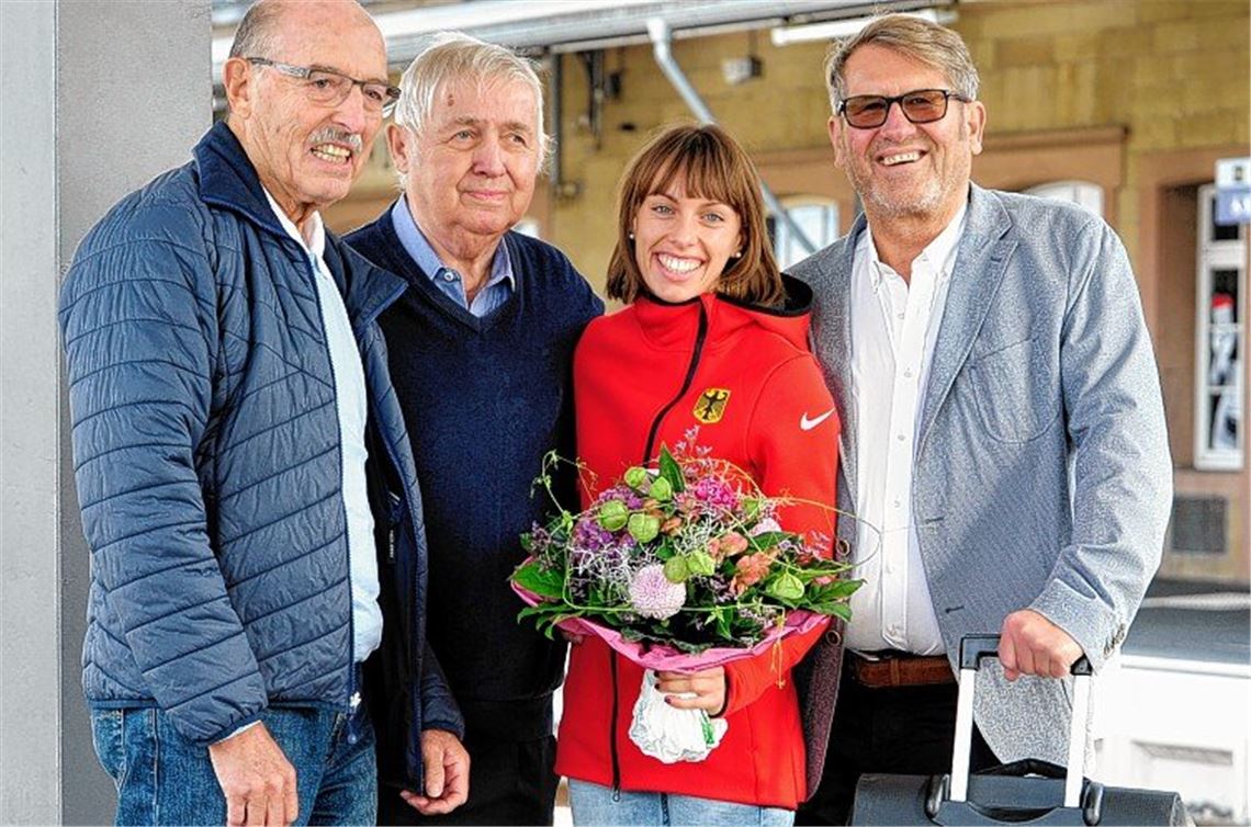 Warmer Empfang für WM-Starterin