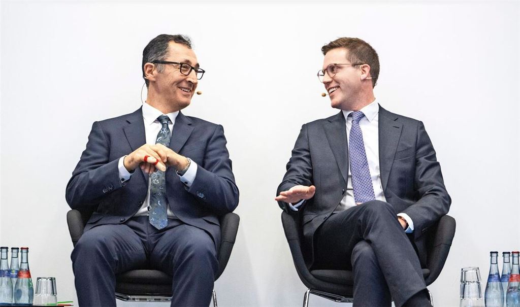 Cem Özdemir (li.) und Manuel Hagel sind die beiden Favoriten auf das Amt des Ministerpräsidenten.