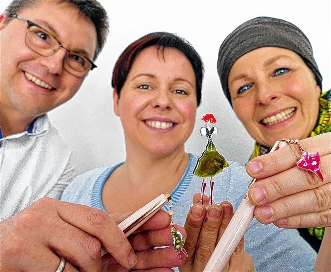 Schreibgeräte als Designobjekte mit Charms