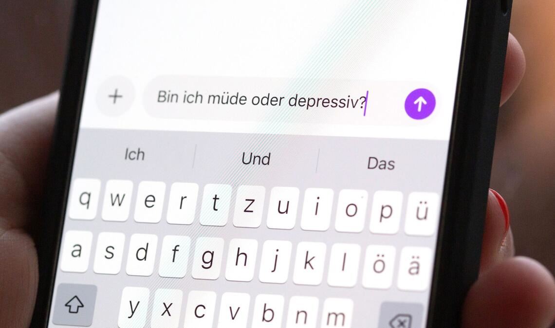 Chatbots werden für viele zum Gesprächspartner bei seelischen Problemen (Symbolfoto).