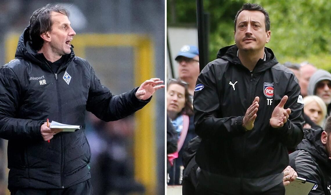 Wie geht’s weiter für Rüdiger Rehm und Timm Fahrion? Cheftrainer Rüdiger Rehm (li.), Timm Fahrion: Schwierige Zeiten.