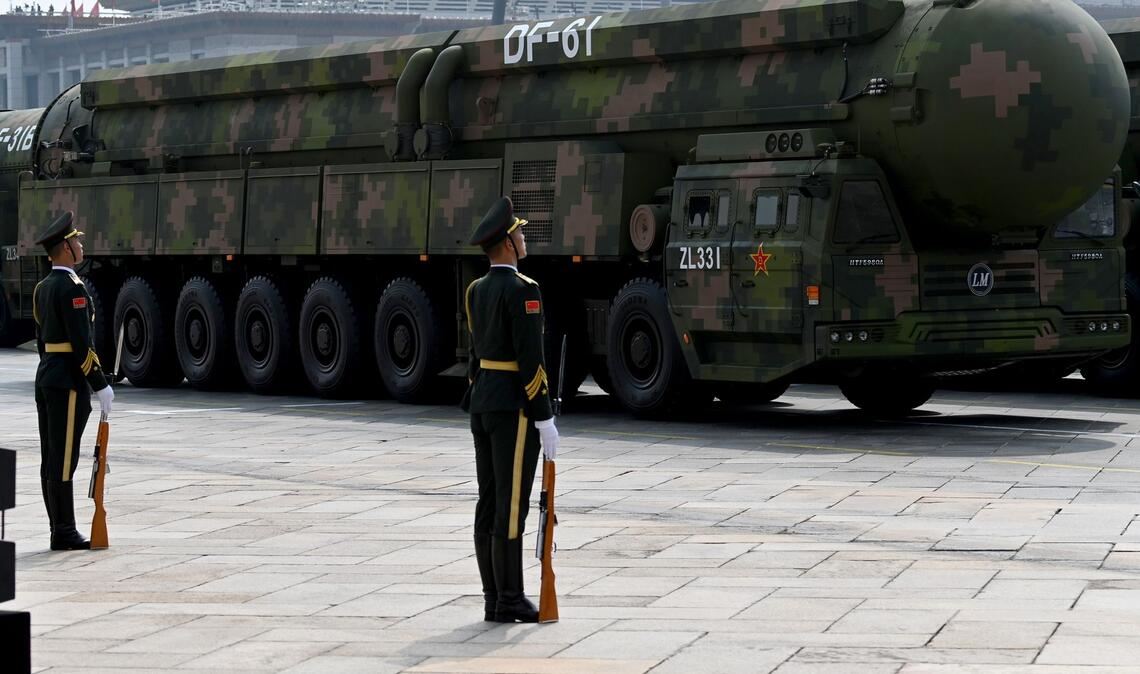 China protzt mit Waffenschau - Xi im Bund mit Putin und Kim China besitzt schon länger Interkontinentalraketen, die es stets weiterentickelt.
