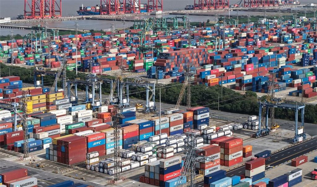 Chinas Wirtschaft hängt stark vom Export ab.