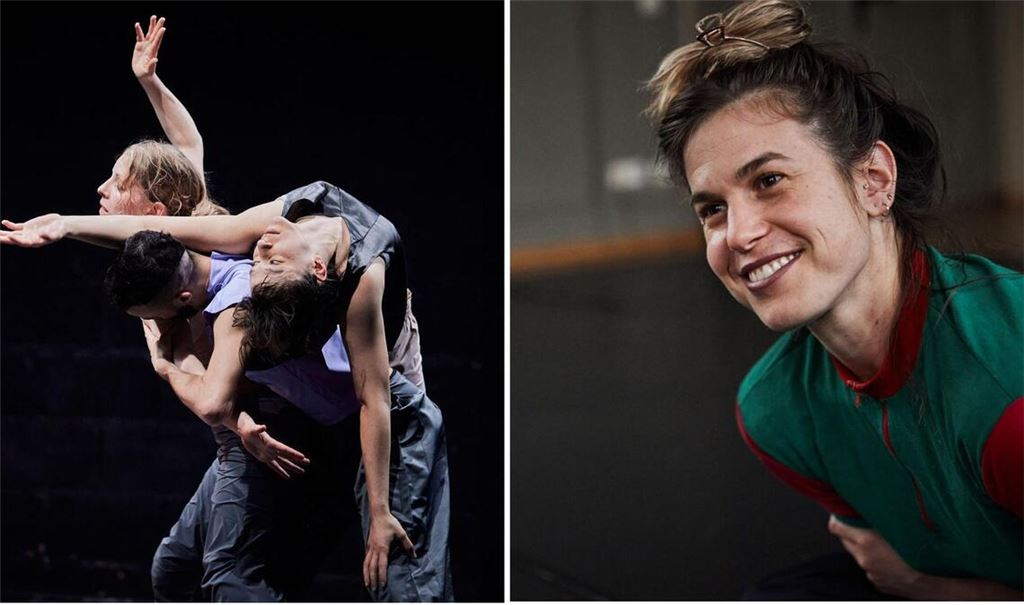 Choreografin Smadar Goshen (rechts) denkt in ihrem neuen Stück „Body That Stands“ darüber nach, wie Menschen Kriege und Konflikte überstehen.