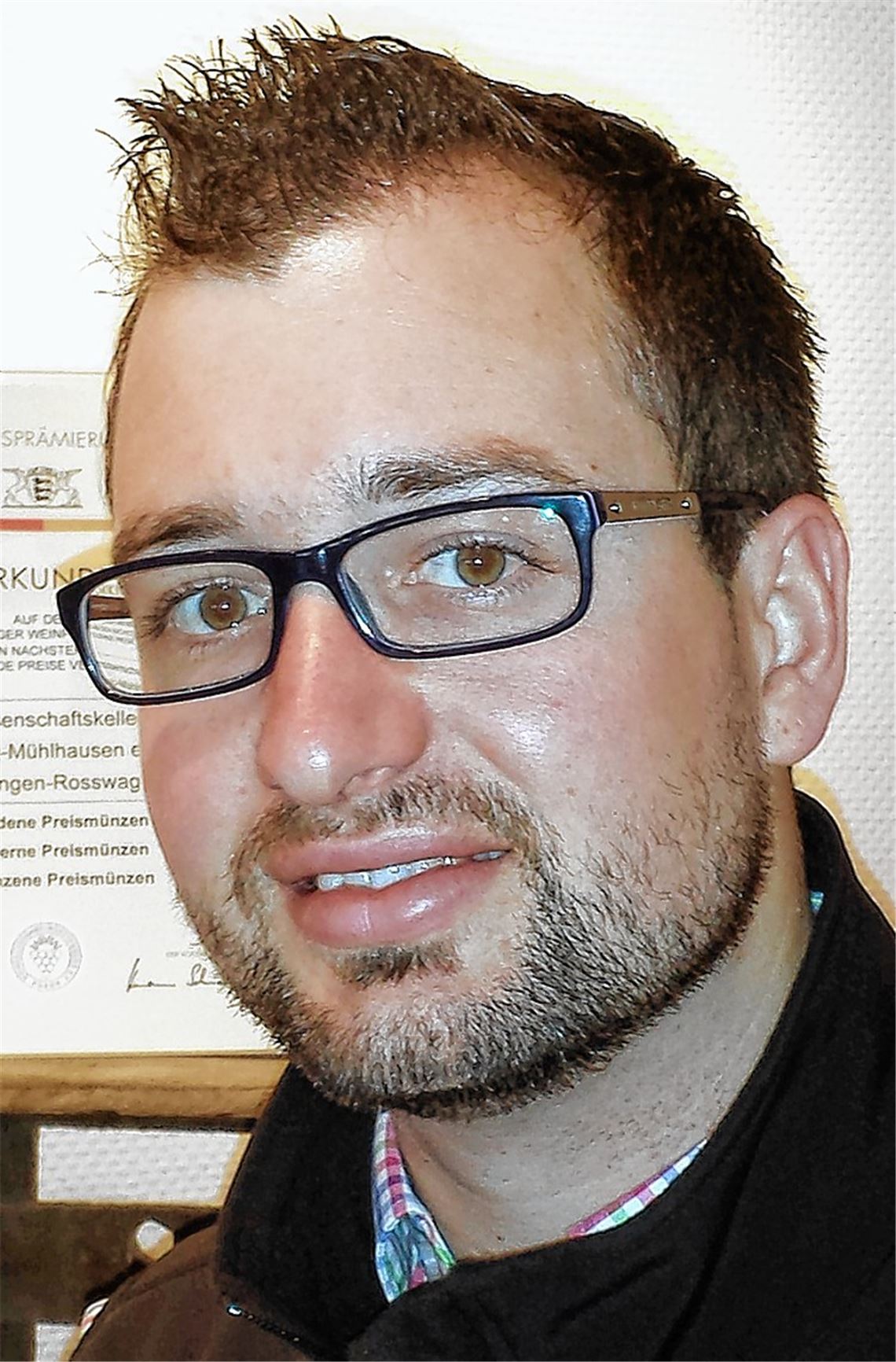 Christian Kaiser, Sommelier und designierter Geschäftsführer Genossenschaftskellerei Roßwag-Mühlhausen