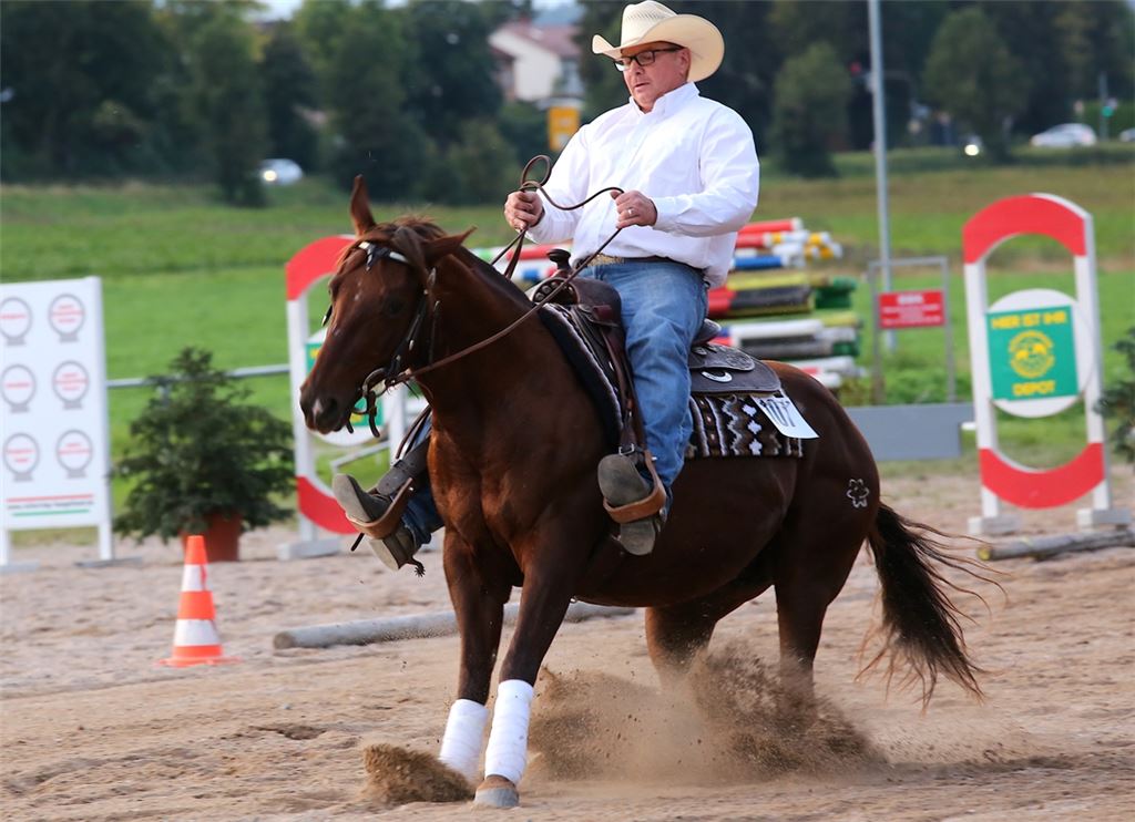 Christian Wagner beim Westernturnier.