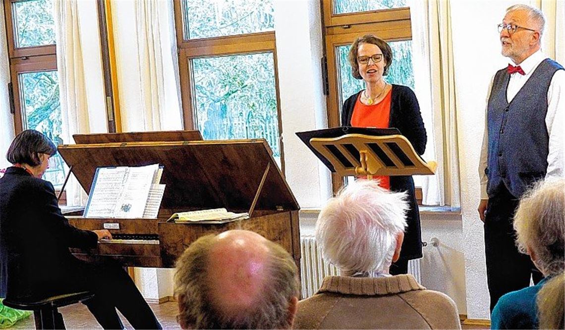 Mit Liedern und Sonaten den Frühling gefeiert