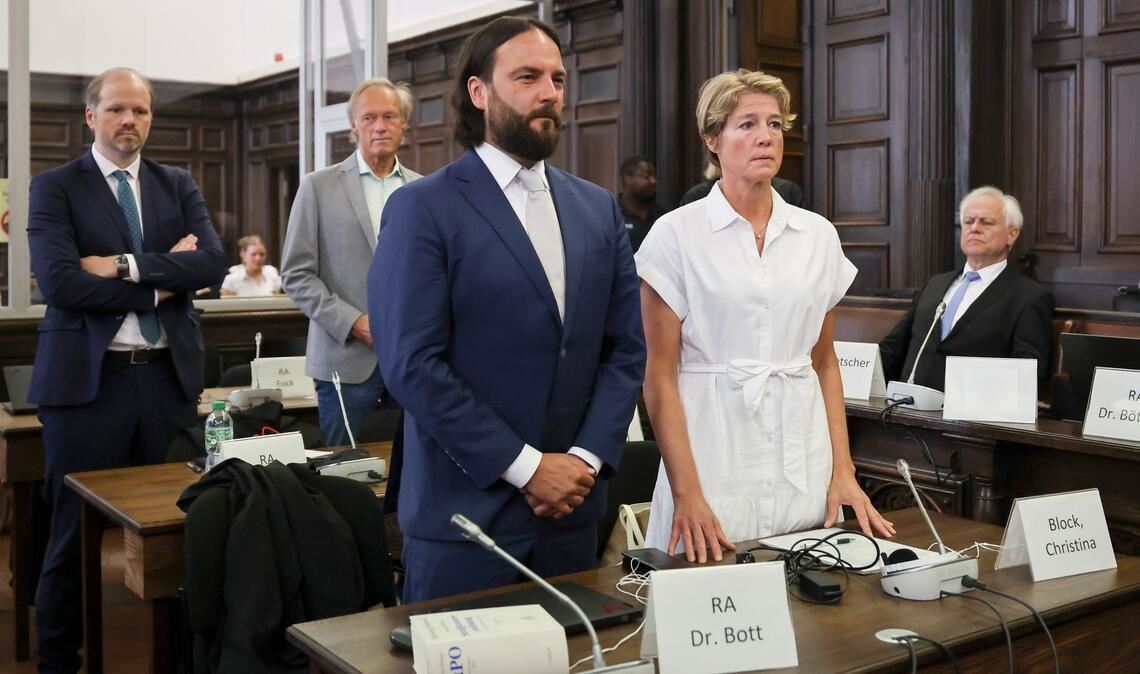Christina Block und ihr Anwalt Ingo Bott