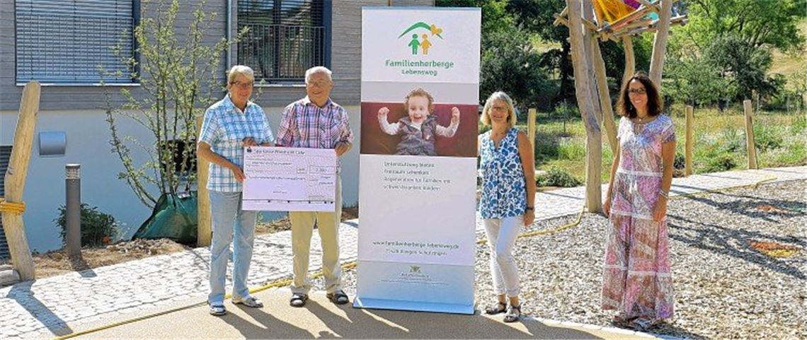 Familienherberge fährt auf Sicht