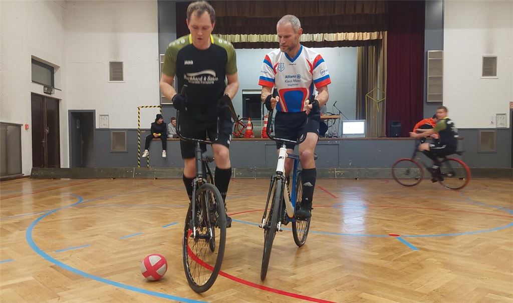 Christoph Stähle (li.) in Aktion beim Heimspieltag in Enzberg. 