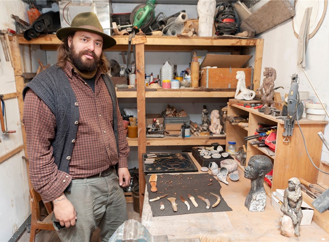 Christopher Eger macht auf seine schwierige Situation aufmerksam. Foto: Fotomoment