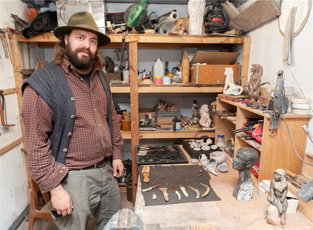 Christopher Eger macht auf seine schwierige Situation aufmerksam. Foto: Fotomoment