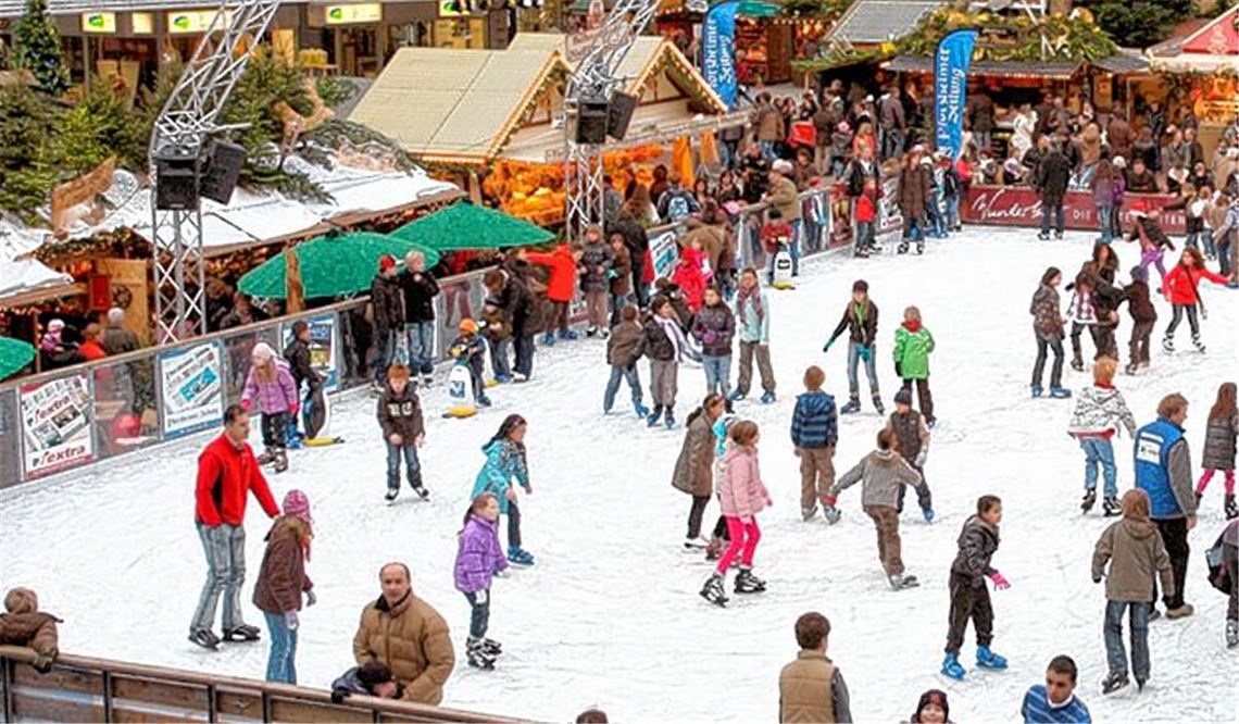 City on Ice lockt ab kommenden Montag wieder auf den Pforzheimer Marktplatz. Auch der Weihnachtsmarkt öffnet dann seine Pforten. 
