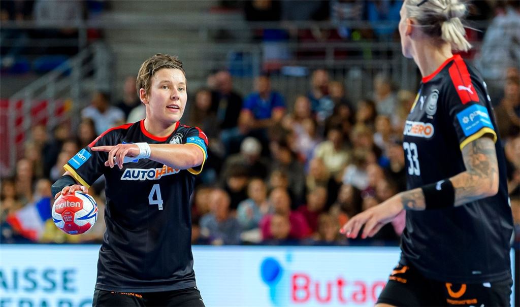 Co-Kapitänin Alina Grijseels war mit acht Toren beste deutsche Werferin.