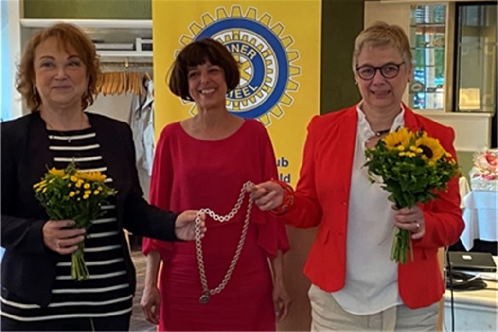 Co-Präsidentin Iris Guldan, Past-Präsidentin Marly Ritzkat und Präsidentin Susanne Verweyen-Mappus (v. li.). Foto: privat