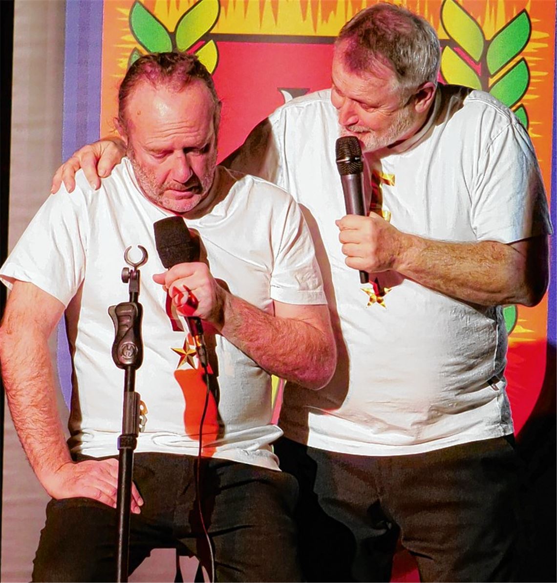 Comedians Ernst und Heinrich.Friedrich