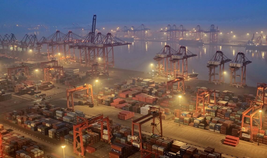 Containerterminal in China