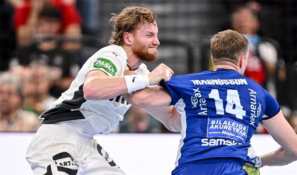 DHB-Neuling Tom Kiesler scheut keinen Zweikampf.