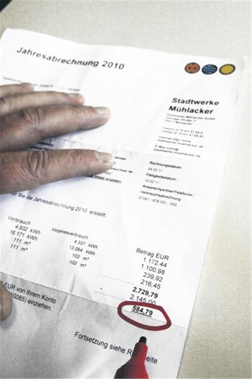 Da wächst die Sehnsucht nach dem Frühling: Vielen Hausbesitzern und Mietern haben die hohen Nachforderungen ihres Energieversorgers einen kleinen Schock versetzt. Foto: Disselhoff