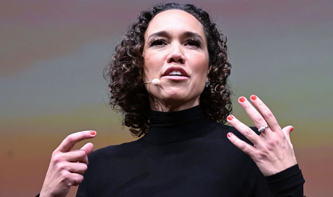 Da waren die Haare noch dran: FDP-Generalsekretärin Nicole Büttner vor zehn Wochen in Stuttgart. (Archivbild)