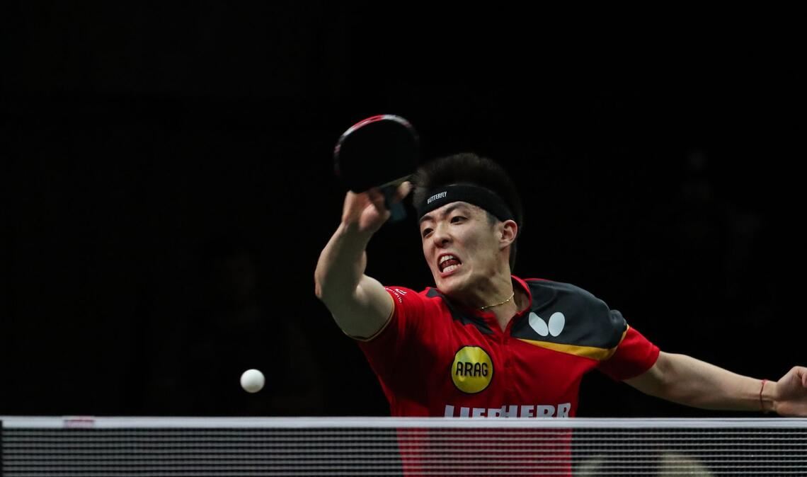 Dang Qiu ist bei der Tischtennis-WM im Achtelfinale ausgeschieden.