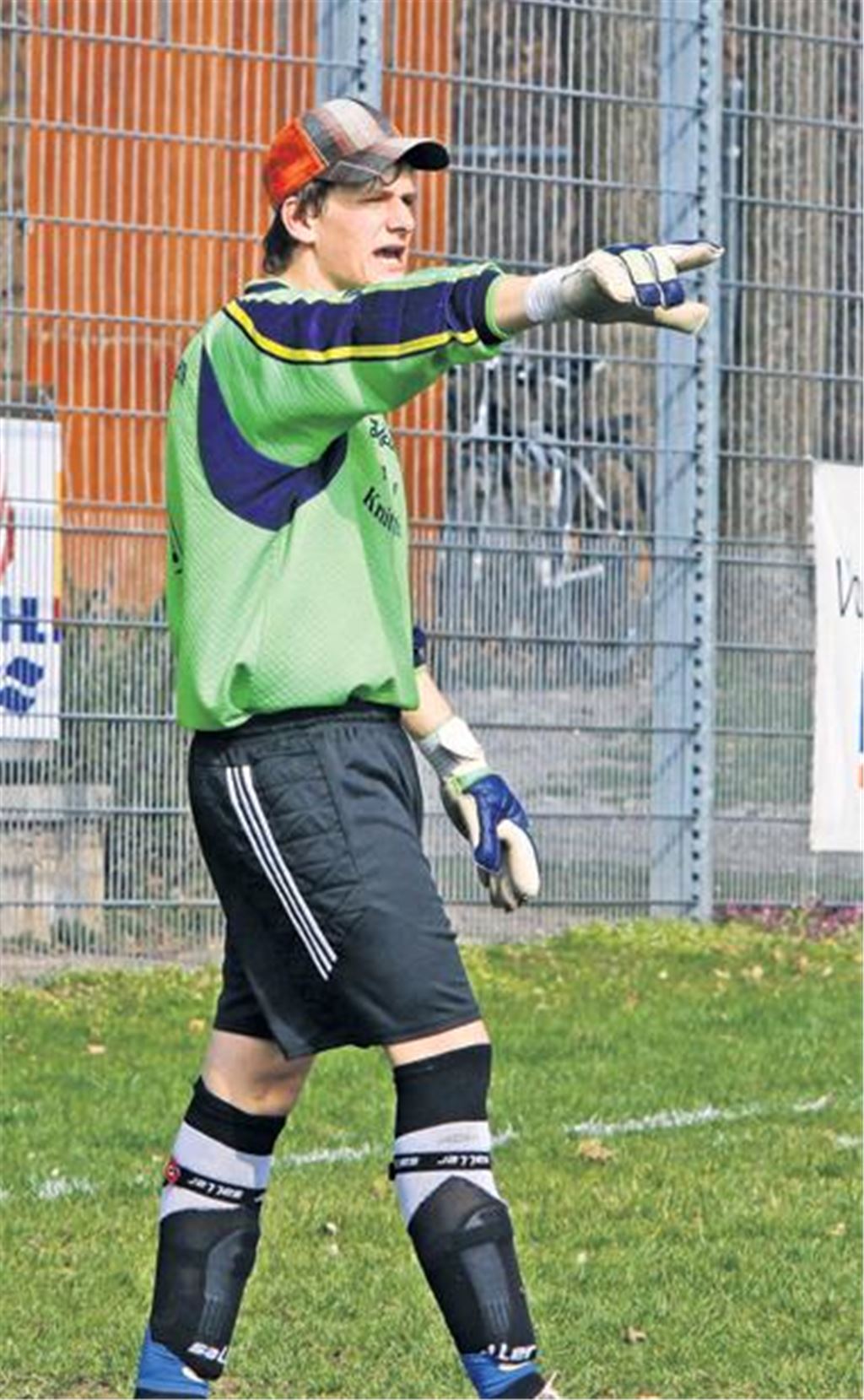Daniel Bickel steht seit der Winterpause im Tor des FV Knittlingen stabile Leistungen.
Foto: Eigner